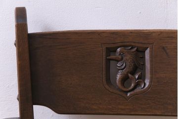 ヴィンテージ家具　ビンテージ　神戸洋家具　永田良介商店　凛とした風格を漂わせるシングルソファ(1人掛け、アームチェア)(2)