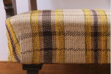 ヴィンテージ家具　ビンテージ　神戸洋家具　永田良介商店　凛とした風格を漂わせるシングルソファ(1人掛け、アームチェア)(2)