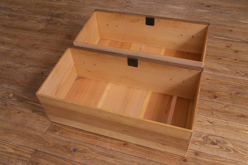 アンティーク家具　上手物!　三方ケヤキ前面玉杢材　漆塗り　箪笥リメイクリビングボード(ローボード、引き出し)(1)