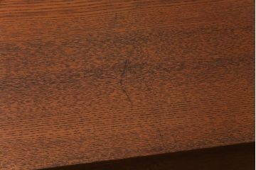 アンティーク家具　上手物!　三方ケヤキ前面玉杢材　漆塗り　箪笥リメイクリビングボード(ローボード、引き出し)(1)