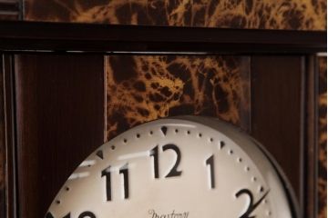 アンティーク雑貨　昭和中期　Mastery 協立時計工業株式会社(KYORITU CLOCK)　手巻き　ゼンマイ式振り子時計(柱時計、壁掛け時計)