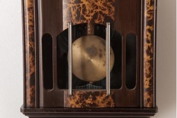 アンティーク雑貨　昭和中期　Mastery 協立時計工業株式会社(KYORITU CLOCK)　手巻き　ゼンマイ式振り子時計(柱時計、壁掛け時計)