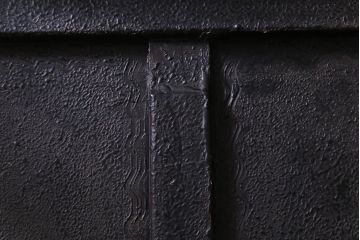 ヴィンテージ家具　ビンテージ　津軽塗(唐塗、変わり塗り)　独特の風合いが目を引く座卓(ローテーブル)