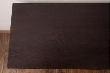 中古　指物家具　桑材　落ち着いた和の雰囲気が漂う上品な茶棚(飾り棚)