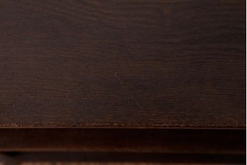 中古　指物家具　桑材　落ち着いた和の雰囲気が漂う上品な茶棚(飾り棚)