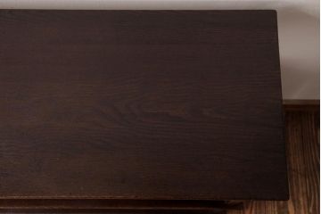 中古　指物家具　桑材　落ち着いた和の雰囲気が漂う上品な茶棚(飾り棚)