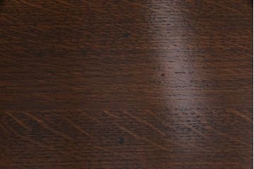 中古　輸入家具　オーク材　背面まで意匠が凝らされたベルギー製の高級ワークデスク、在宅ワーク、在宅用(両袖机)(定価約46万円)