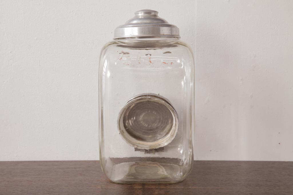 アンティーク雑貨　和製アンティーク　レトロな空間づくりにおすすめな古いタバコ屋のガラス瓶(ガラスビン)