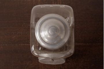 アンティーク雑貨　和製アンティーク　レトロな空間づくりにおすすめな古いタバコ屋のガラス瓶(ガラスビン)