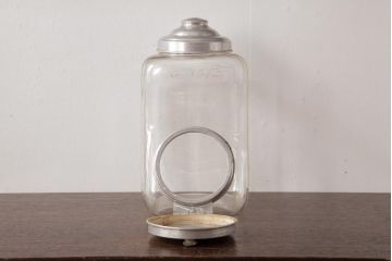 アンティーク雑貨　和製アンティーク　レトロな空間づくりにおすすめな古いタバコ屋のガラス瓶(ガラスビン)