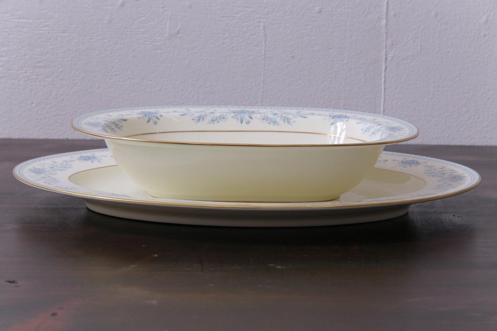 ニットーロイヤル ブルーヒル プレートセット (ノリタケ) 公式】アンティーク家具ラフジュ工房商品詳細ページ中古