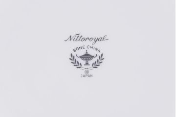 中古　Nittoroyal(ニットーロイヤル、ノリタケ)　ボーンチャイナ　ブルーヒル(廃盤)　オーバルプレート&深皿セット(大皿、カレー皿、洋食器)