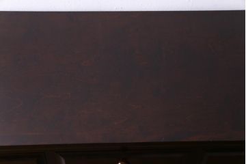 中古　北海道民芸家具　上品な佇まいの2段重ね整理タンス(チェスト、衣装箪笥、引き出し)(1)