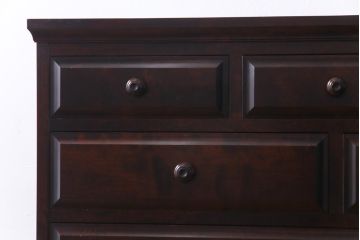 中古　北海道民芸家具　上品な佇まいの2段重ね整理タンス(チェスト、衣装箪笥、引き出し)(1)