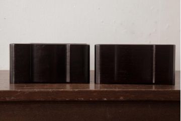 アンティーク雑貨　和製アンティーク　箱付　唐木　紫檀材　煙草盆・火入