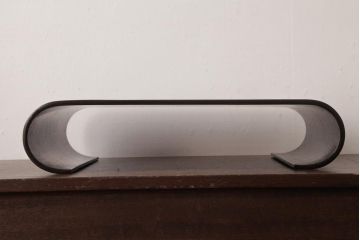 アンティーク雑貨　和製アンティーク　唐木材　上品な雰囲気醸し出す巻き花台(飾り台)