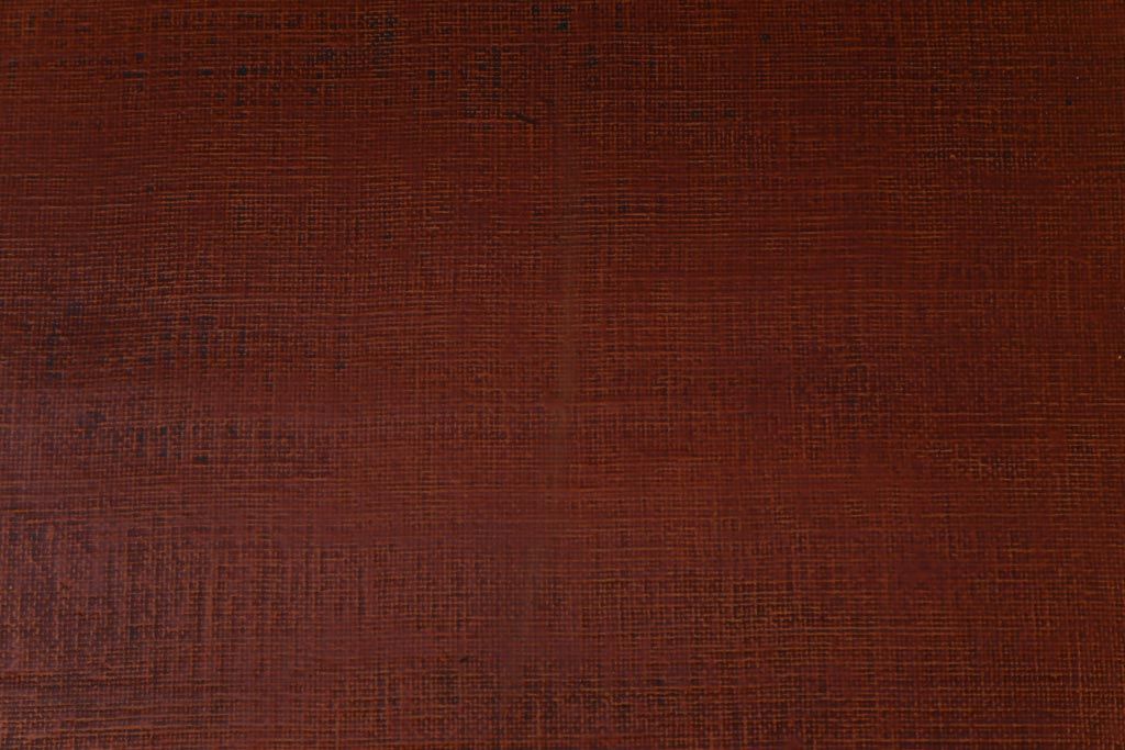 中古　工芸家具　李朝風　布目塗り　漆の味のある風合いが目を引く2人掛けベンチ(長椅子)(定価約48万円)