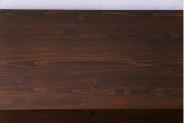 リメイク家具　大正昭和初期　前板エンジュ材　美しい木目の和モダンなリビングボード(引き出し、チェスト、テレビボード)