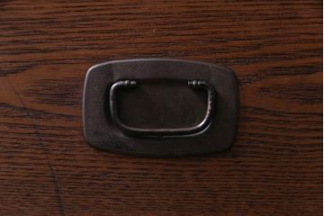 リメイク家具　大正昭和初期　前板エンジュ材　美しい木目の和モダンなリビングボード(引き出し、チェスト、テレビボード)