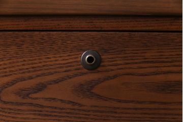 リメイク家具　大正昭和初期　前板エンジュ材　美しい木目の和モダンなリビングボード(引き出し、チェスト、テレビボード)