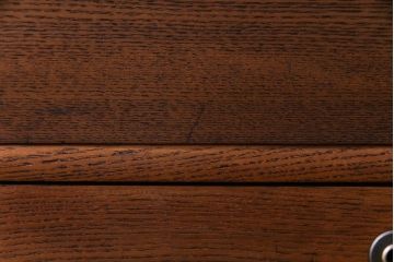 リメイク家具　大正昭和初期　前板エンジュ材　美しい木目の和モダンなリビングボード(引き出し、チェスト、テレビボード)