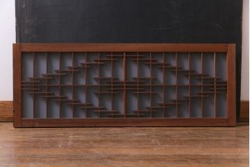 昭和初期　素朴ながら味わい深い組子の欄間(明り取り)(1)