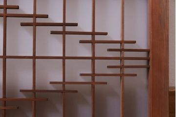 昭和初期　素朴ながら味わい深い組子の欄間(明り取り)(1)