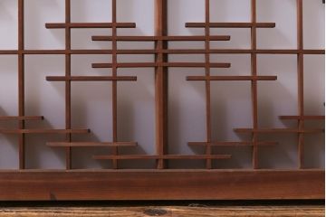 昭和初期　素朴ながら味わい深い組子の欄間(明り取り)(1)