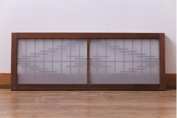 昭和初期　素朴ながら味わい深い組子の欄間(明り取り)(1)