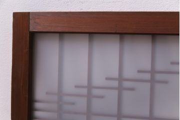 昭和初期　素朴ながら味わい深い組子の欄間(明り取り)(1)