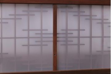 昭和初期　素朴ながら味わい深い組子の欄間(明り取り)(1)