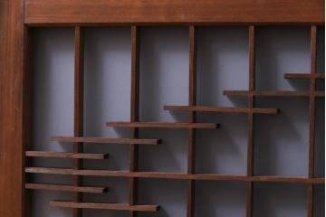 昭和初期　素朴ながら味わい深い組子の欄間(明り取り)(2)