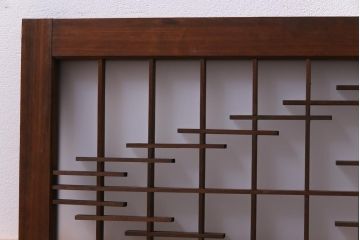 昭和初期　素朴ながら味わい深い組子の欄間(明り取り)(2)