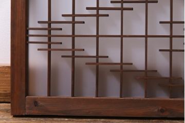 昭和初期　素朴ながら味わい深い組子の欄間(明り取り)(2)