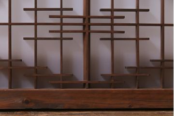 昭和初期　素朴ながら味わい深い組子の欄間(明り取り)(2)