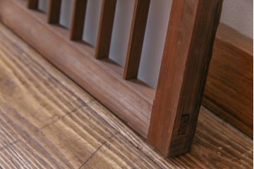 昭和初期　素朴ながら味わい深い組子の欄間(明り取り)(2)