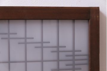 昭和初期　素朴ながら味わい深い組子の欄間(明り取り)(2)