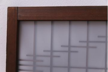 昭和初期　素朴ながら味わい深い組子の欄間(明り取り)(2)