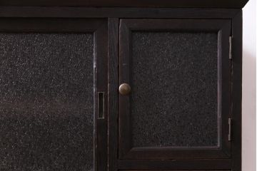 レトロ家具　明治大正期　レトロで味のある当店リメイクのアンティークテレビ台(リビングボード)