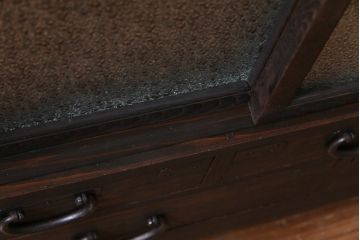 レトロ家具　明治大正期　レトロで味のある当店リメイクのアンティークテレビ台(リビングボード)