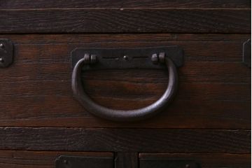 レトロ家具　明治大正期　レトロで味のある当店リメイクのアンティークテレビ台(リビングボード)