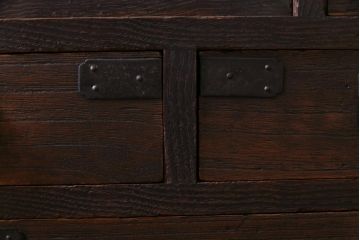 レトロ家具　明治大正期　レトロで味のある当店リメイクのアンティークテレビ台(リビングボード)