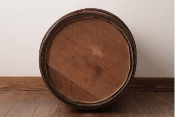 アンティーク雑貨 イギリスアンティーク オーク材 古い木の質感が味わい深い木製樽(バレル、ディスプレイ、傘立て)