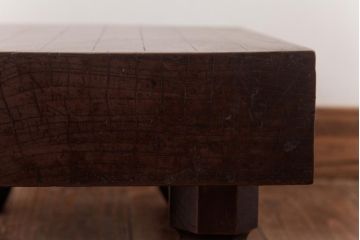 アンティーク雑貨　和製アンティーク　明治期　年月を重ねた風合いが味わい深い将棋盤(飾り台、花台)