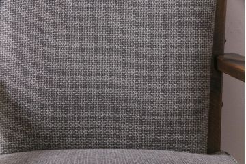 中古　神戸洋家具　永田良介商店　メンズライクにもおすすめなビンテージのチロル型ソファ(1人掛けソファ)(1)