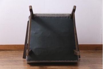 中古　神戸洋家具　永田良介商店　メンズライクにもおすすめなビンテージのチロル型ソファ(1人掛けソファ)(2)