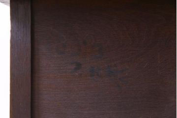 アンティーク家具　イギリスアンティーク　オーク材　小振りなドレッシングチェスト(ドレッサー)