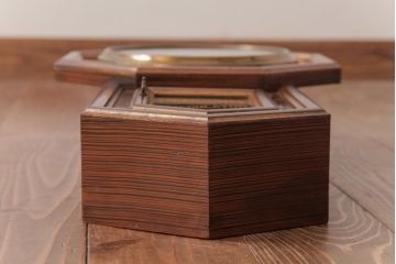 アンティーク雑貨　和製アンティーク　SEIKOSHA(精工舎、セイコー)　内部交換済み・電池式　八角振り子時計(掛時計、柱時計)
