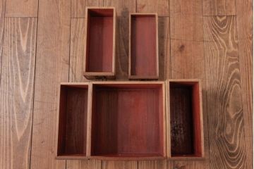 アンティーク家具　昭和初期　タモ材　上品な和の雰囲気漂う鏡台(鏡、ドレッサー)