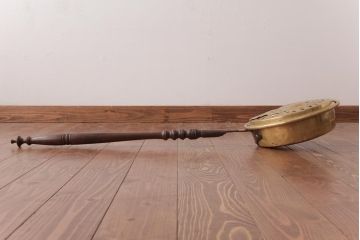 アンティーク雑貨　イギリスアンティーク　ビクトリア期　ベッドウォーミングパン(ディスプレイ)